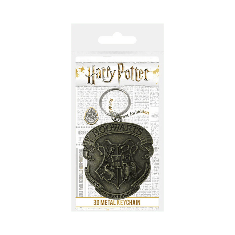 HARRY POTTER - HOGWARTS CREST (METAL KEYCHAIN) By Pyramid