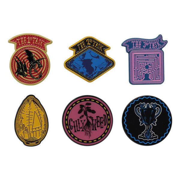 Harry Potter Limited Edition Set of 6 Triwizard Tournament Pin Badges - Image 2