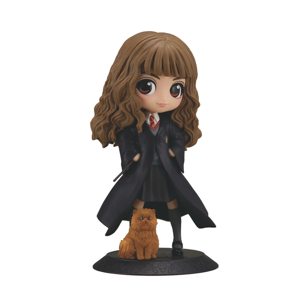 Harry Potter Hermione Granger With Crookshanks Q Posket Figure by Banpresto
