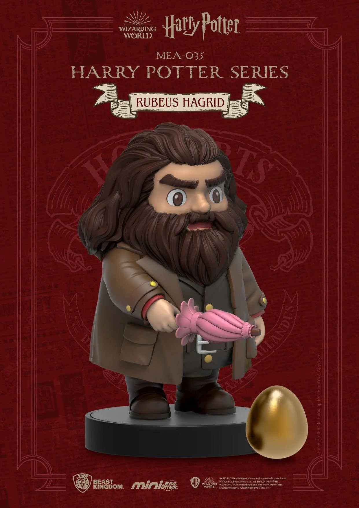 Harry Potter Rebeus Hagrid Mini Egg Attack Figure by Beast Kingdom - Image 2