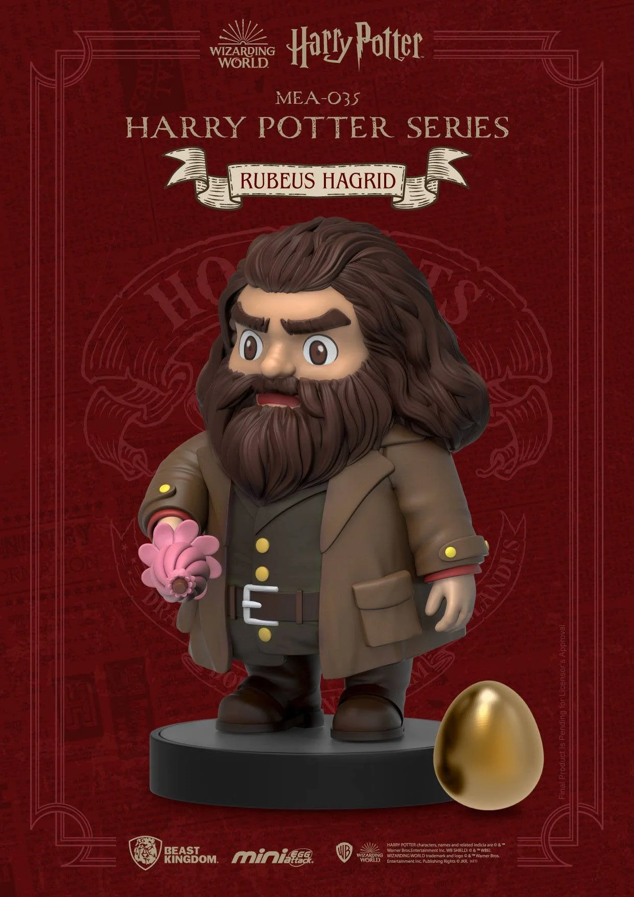 Harry Potter Rebeus Hagrid Mini Egg Attack Figure by Beast Kingdom - Image 3