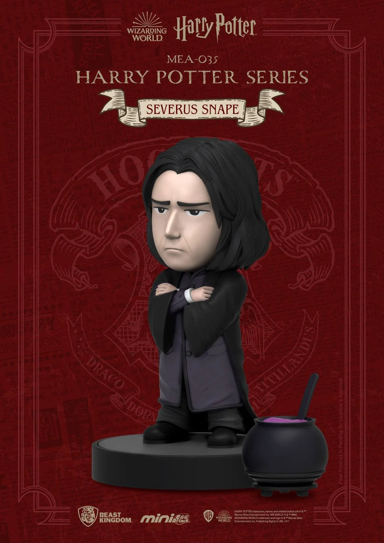 Harry Potter Severus Snape Mini Egg Attack Figure by Beast Kingdom - Image 2