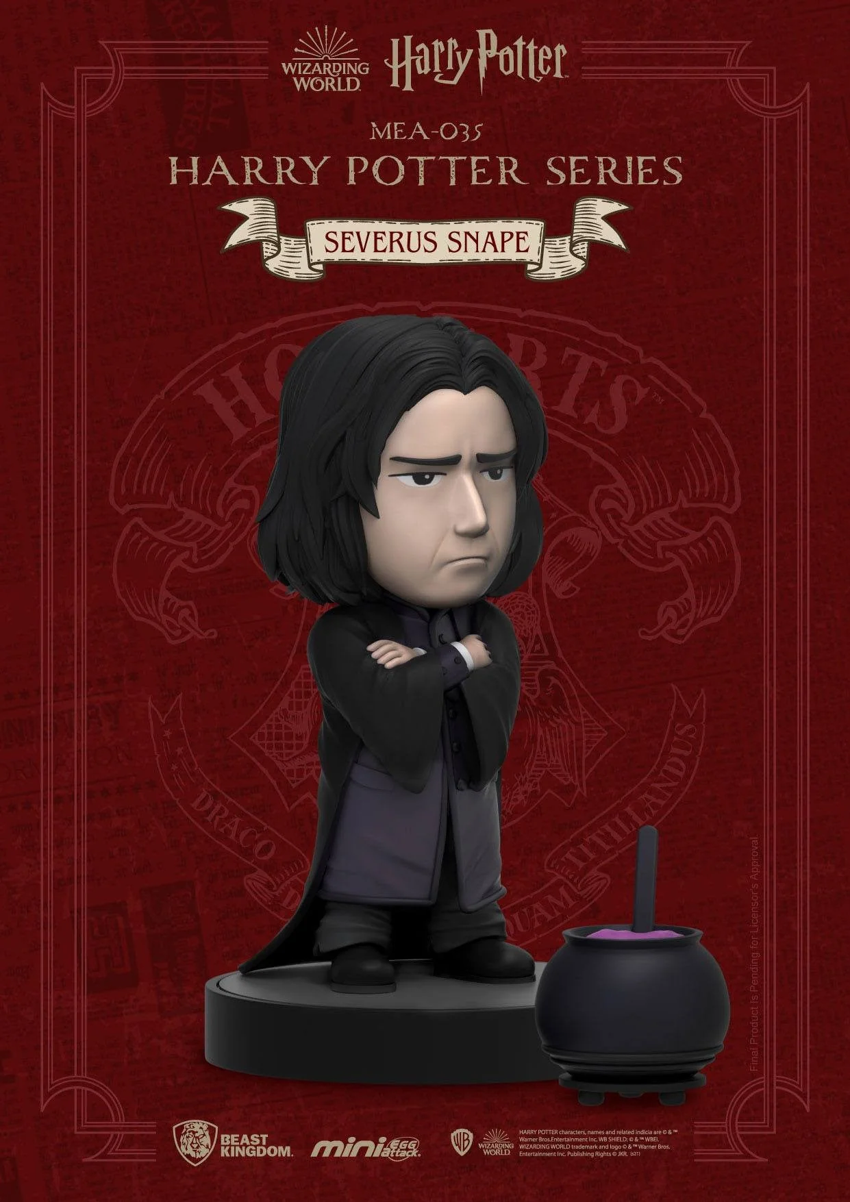 Harry Potter Severus Snape Mini Egg Attack Figure by Beast Kingdom - Image 3