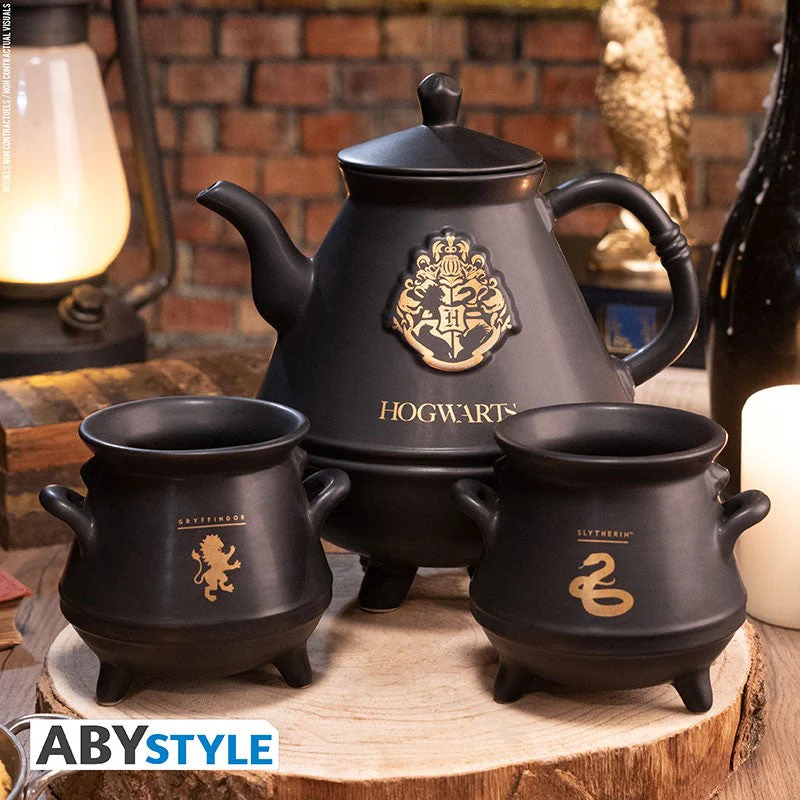 Harry Potter Wizarding World Teapot and 2 Cauldron Set - Image 2