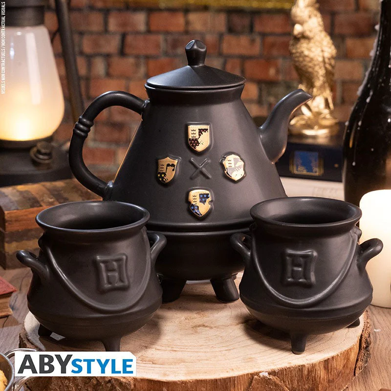 Harry Potter Wizarding World Teapot and 2 Cauldron Set - Image 3
