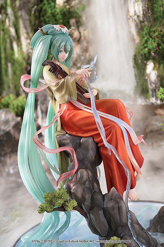 Character Vocal Series 01 Hatsune Miku: Gao Shan Liu Shui Version 1/7 Statue - Image 5