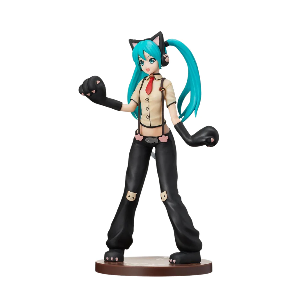 Hatsune Miku Project DIVA Arcade Future Tone Hatsune Miku SPM Figure Kitty Cat By Sega - Image 2