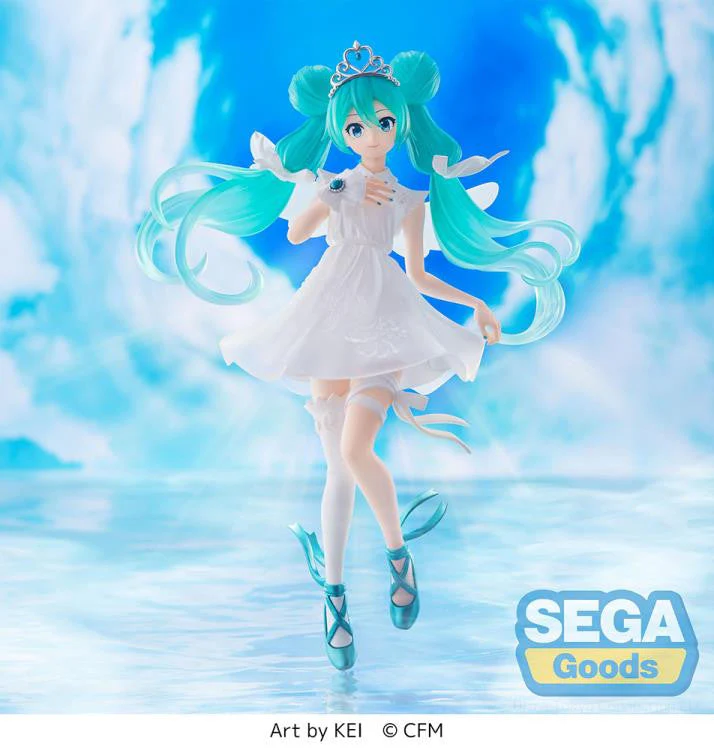 Vocaloid: Hatsune Miku 15th Anniversary KEI Version SPM Figure by SEGA - Image 2