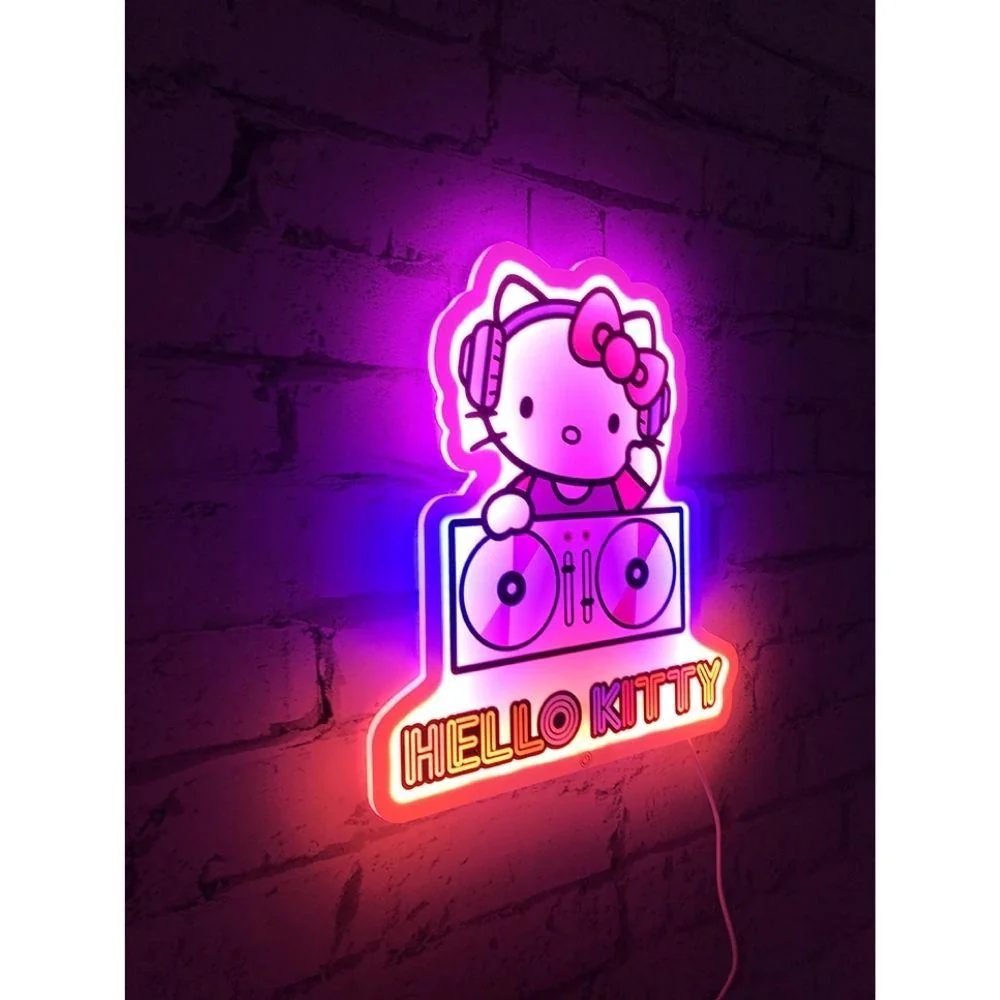 Hello Kitty Neon Style Wall Lamp - Image 3