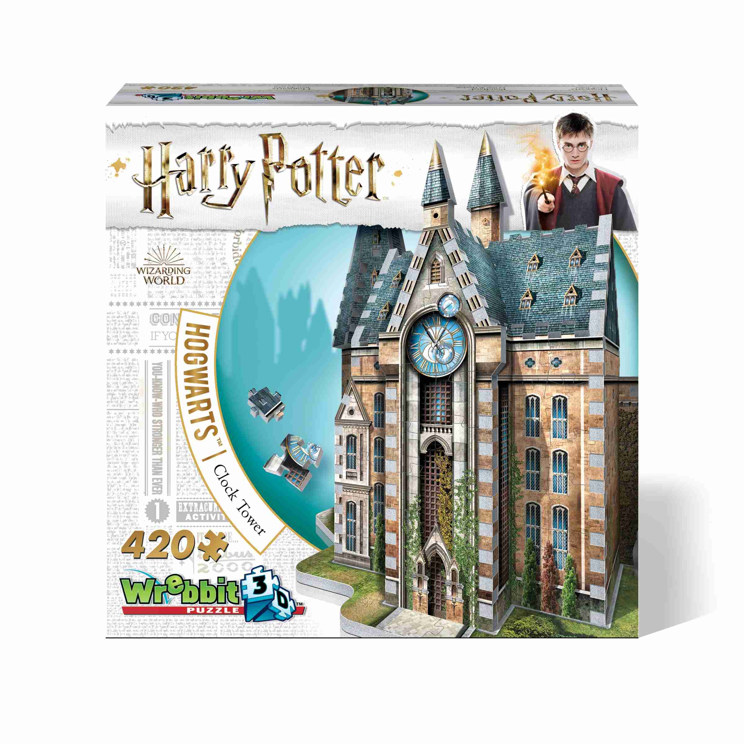 Hogwarts - Clock tower - puzzle 3D Wrebbit - Image 2