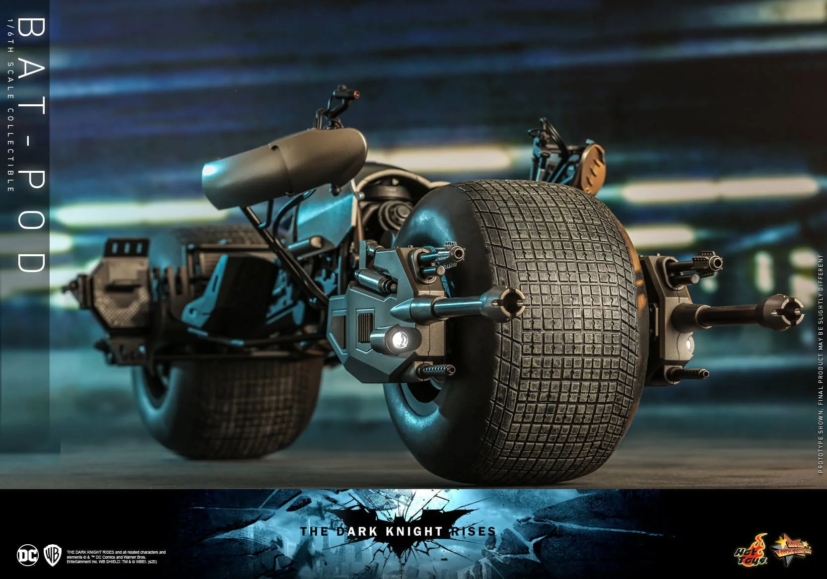 Batman The Dark Knight Rises - Bat-Pod 1/6 Scale Figure Accessory By Hot Toys - Image 2