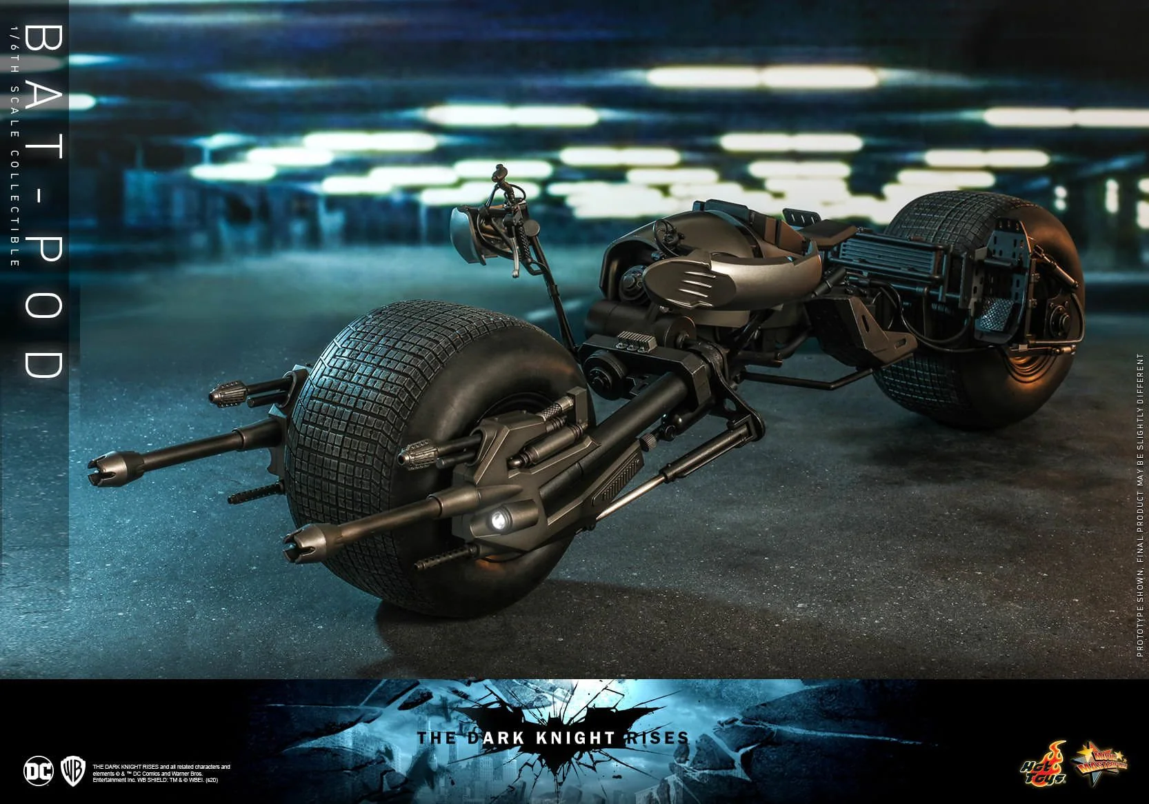 Batman The Dark Knight Rises - Bat-Pod 1/6 Scale Figure Accessory By Hot Toys - Image 3