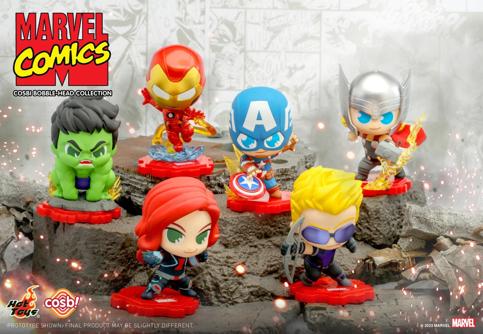 Avengers Marvel Comics Blind Box Cosbi By Hot Toys - Image 2