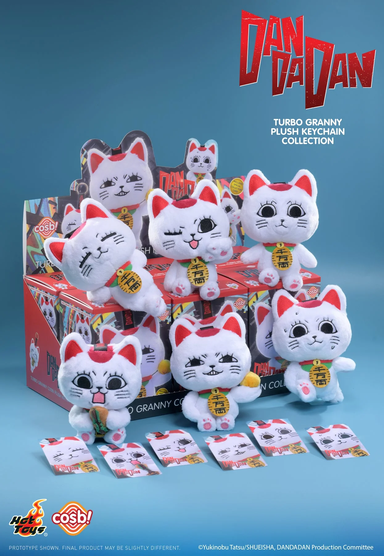 Dandadan Turbo Grandma Plush Keychain Collection Cosbi Blind Box By Hot Toys - Image 8
