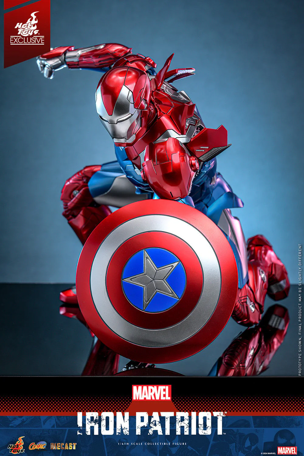 Iron Patriot CMS021 Action Figure By Hot Toys - Image 4