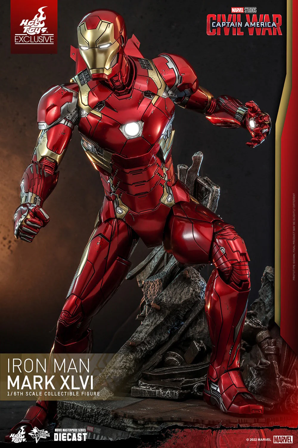 Iron Man Mark XLVI -Civil War- Action Figure By Hot Toys - Image 3
