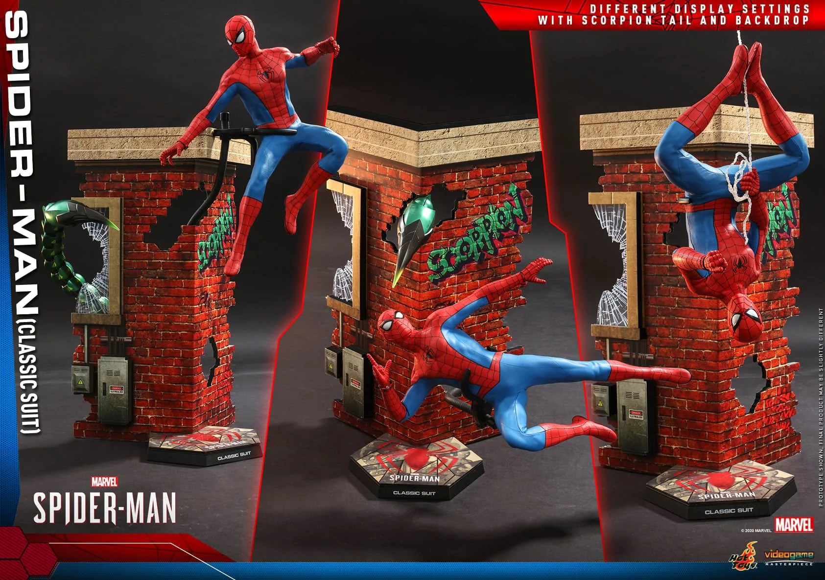 Spider Man Classic Suit Version 1/6 Scale Figure By Hot Toys - Image 4