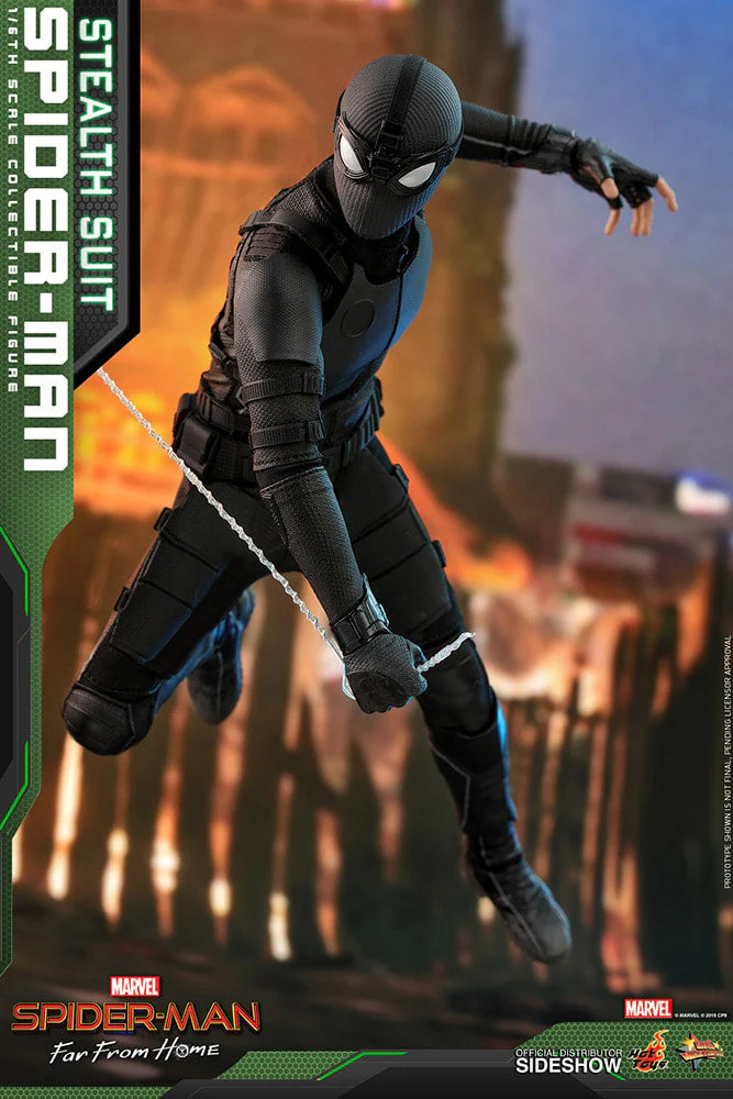 Spider Man (Stealth Suit) Action Figure By Hot Toys - Image 3