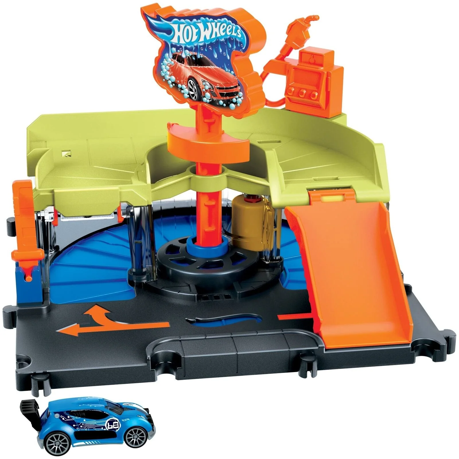Hot Wheels City Downtown Express Car Wash Track Set - Image 3