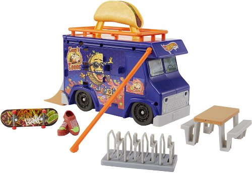 Hot Wheels Skate Tony’s Taco Truck Play Case By Mattel - Image 2