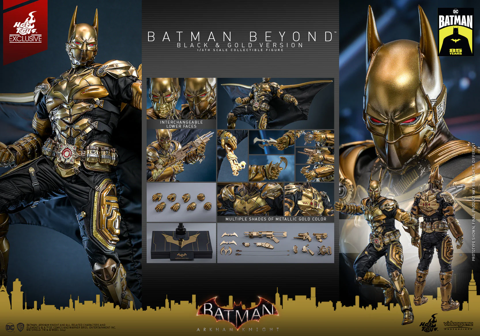 Hot Toys Batman Beyond Black & Gold Ver. - Image 6