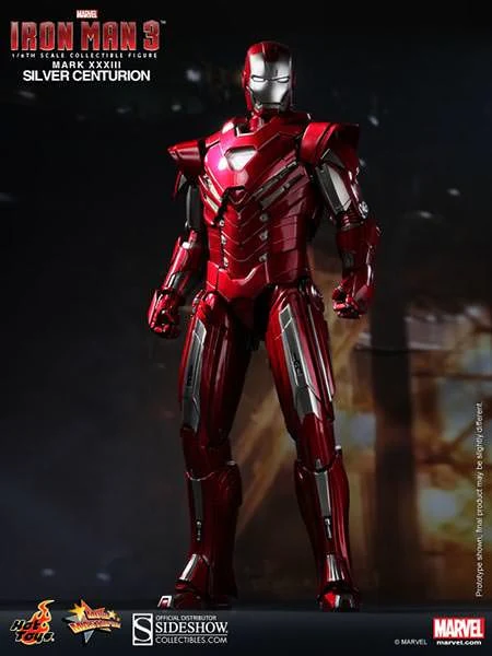Hot Toys Iron Man Silver Centurion MMS213 - Image 2