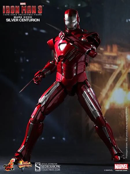 Hot Toys Iron Man Silver Centurion MMS213 - Image 4