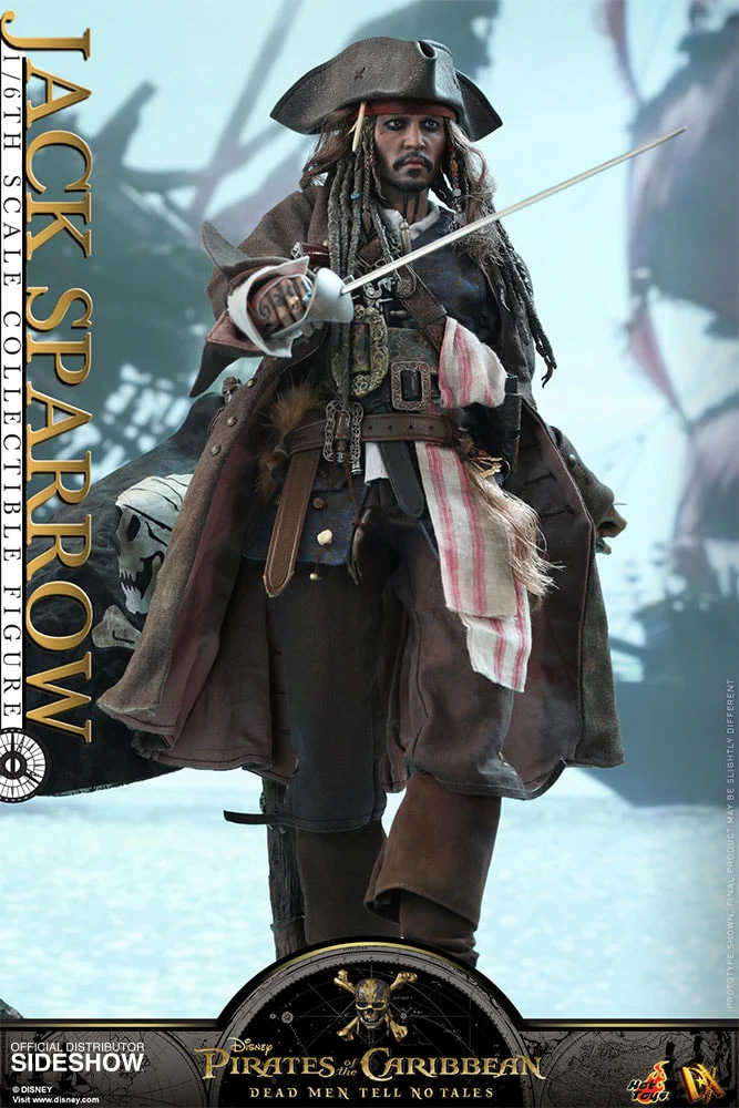 Jack Sparrow DX06 1/6 Scale By Hot Toys - Image 4