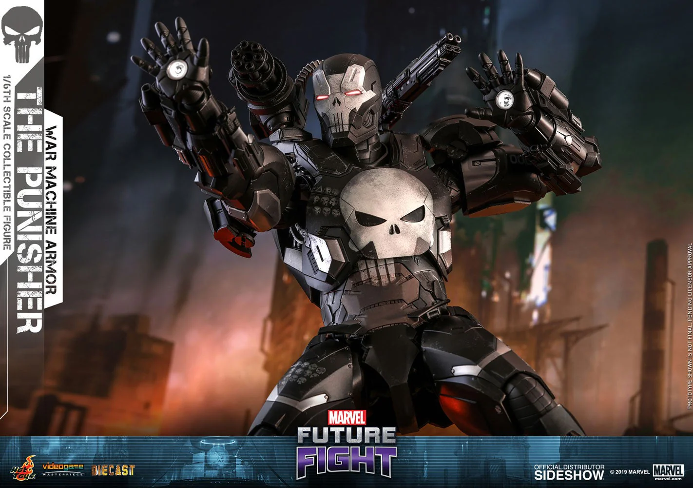 The Punisher War Machine Armor Action Figure By Hot Toys - Image 3