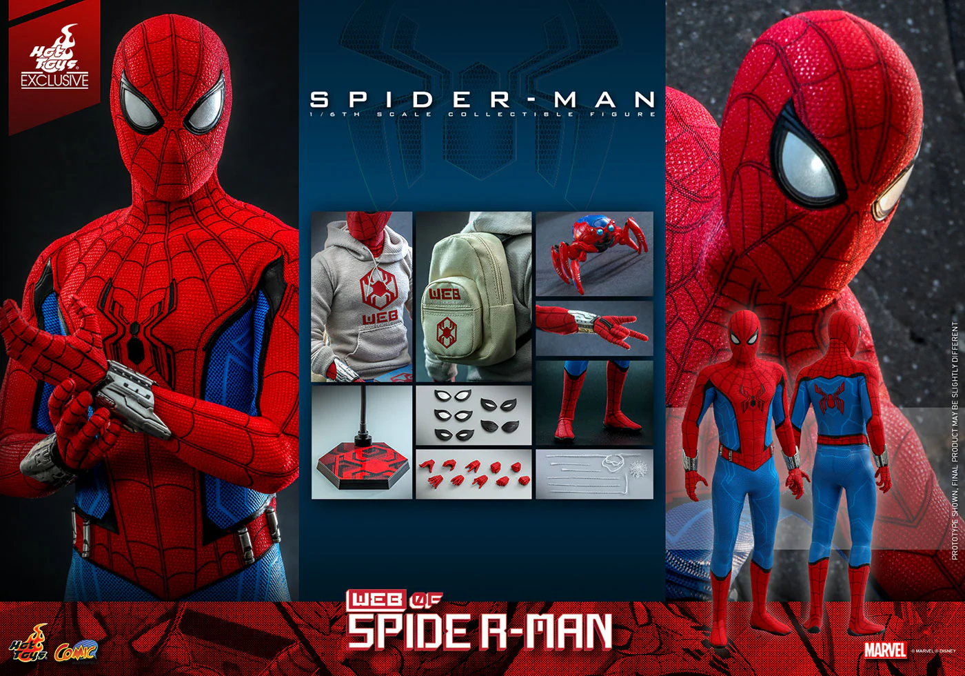 Hot Toys CMS010 W.E.B. of Spider-Man Collectible Action Figure 1/6 Spider-Man 28cm - Image 6