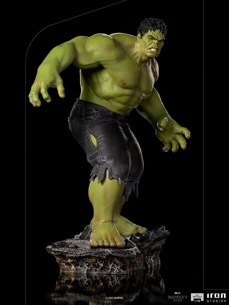 THE INFINITY SAGA HULK BATTLE OF NY BDS ART SCALE 1/10 Figure By Iron Studios - Image 4