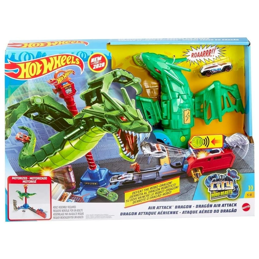 Hot Wheels City Air Attack Dragon Playset - Image 2