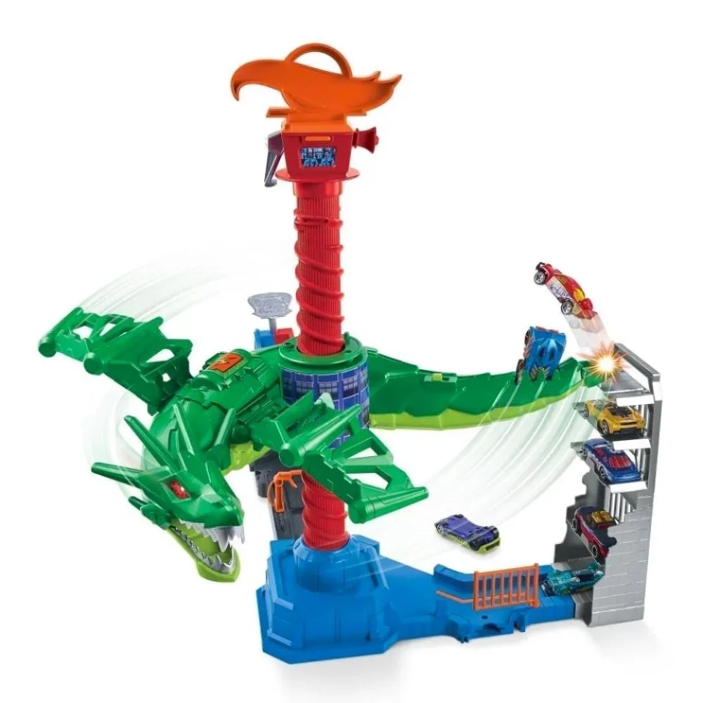 Hot Wheels City Air Attack Dragon Playset - Image 3