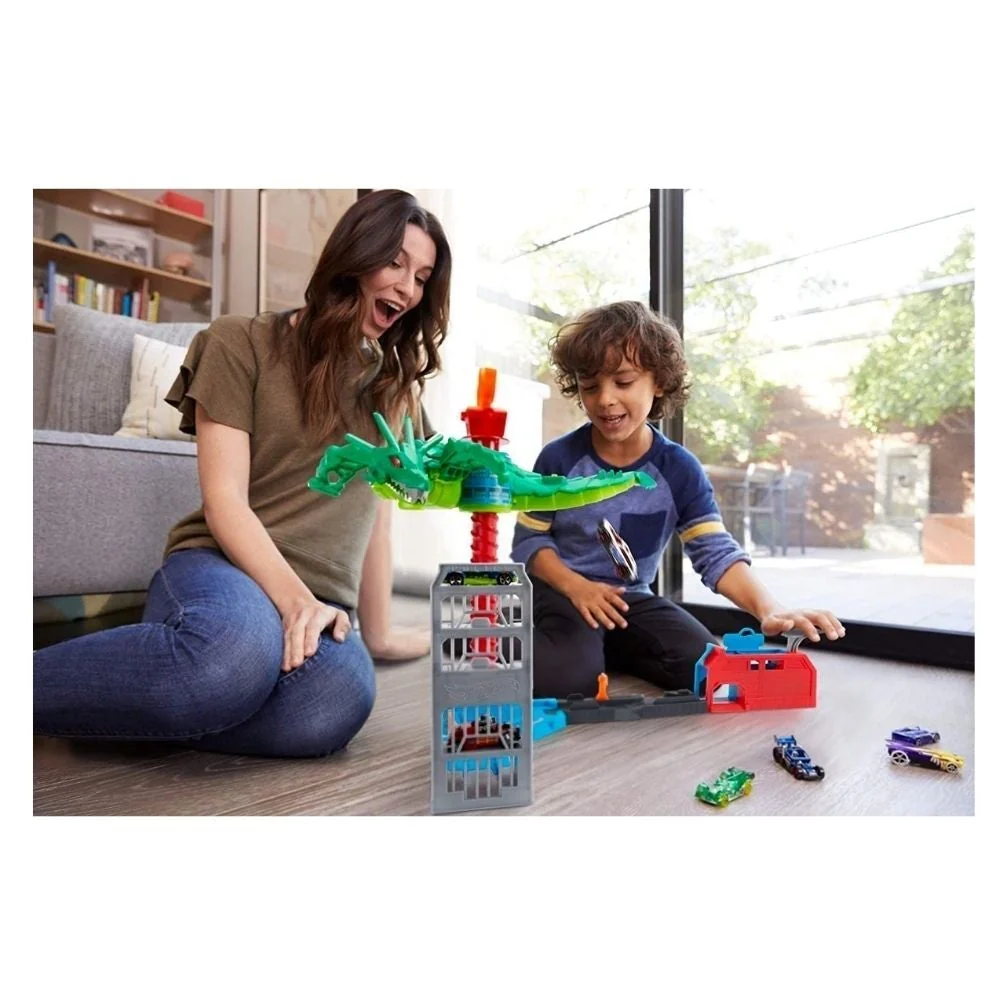 Hot Wheels City Air Attack Dragon Playset - Image 4
