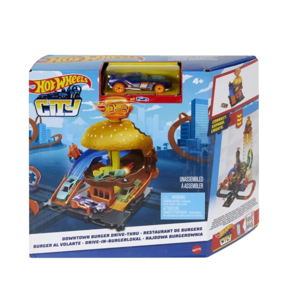 Hot Wheels City Burger Blitz Playset