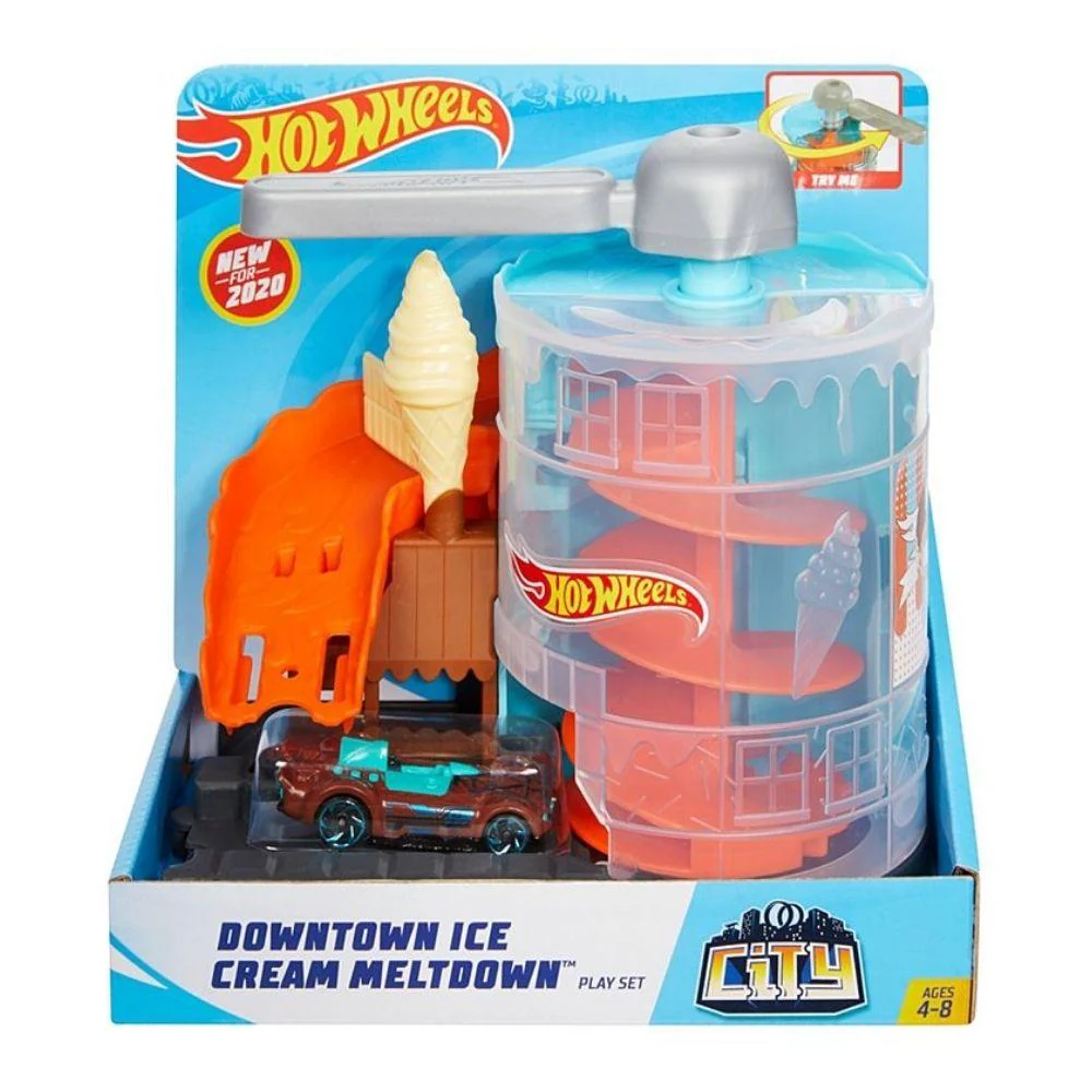 Hot Wheels City Downtown Ice Cream Meltdown - Image 4