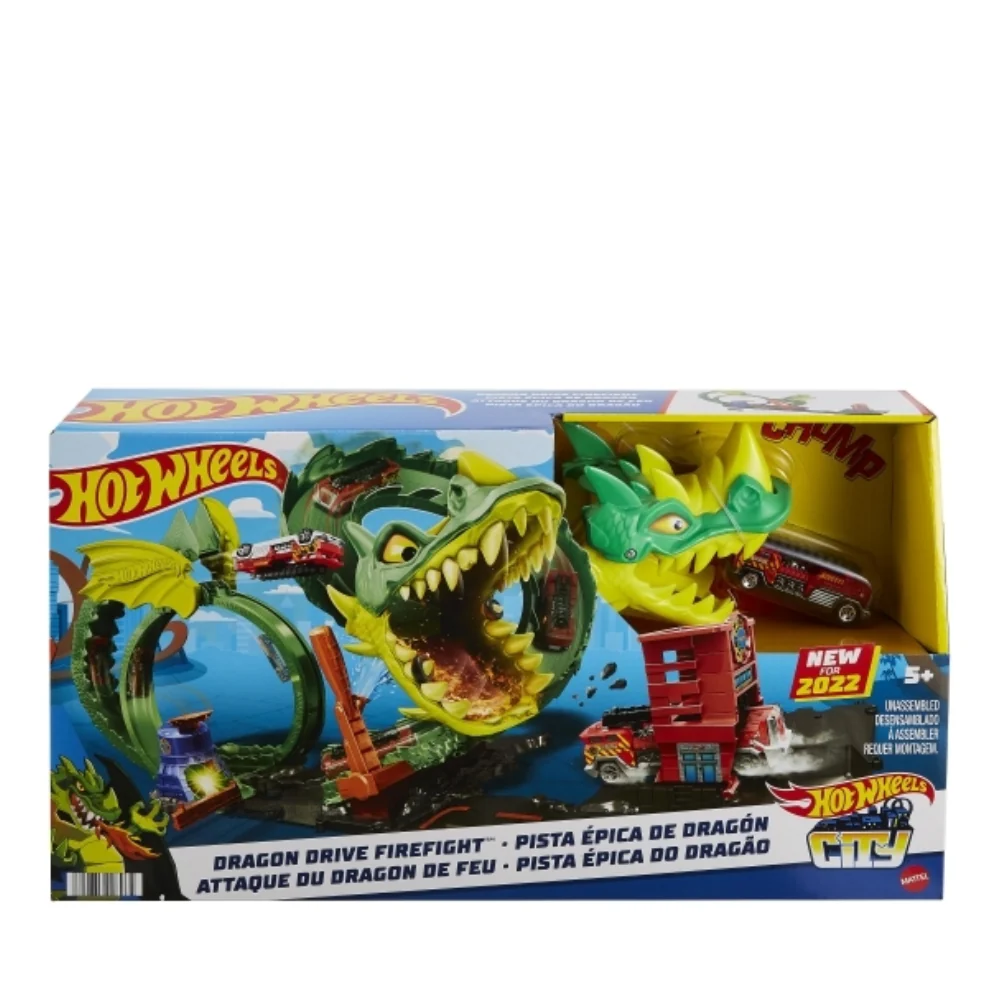 Hot Wheels Dragon Drive Firefight Track Set