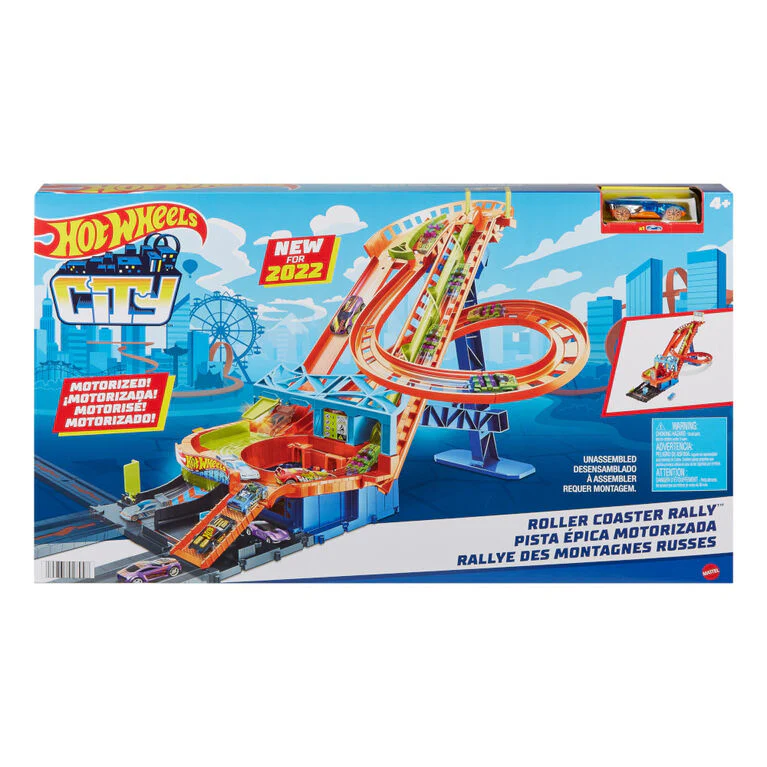 Hot Wheels City Motorized Roller Coaster