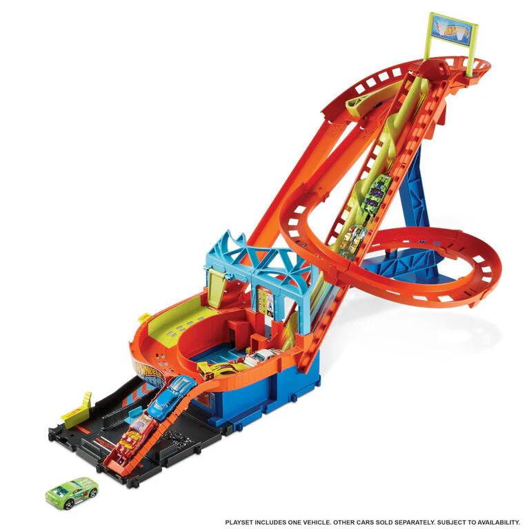 Hot Wheels City Motorized Roller Coaster - Image 2