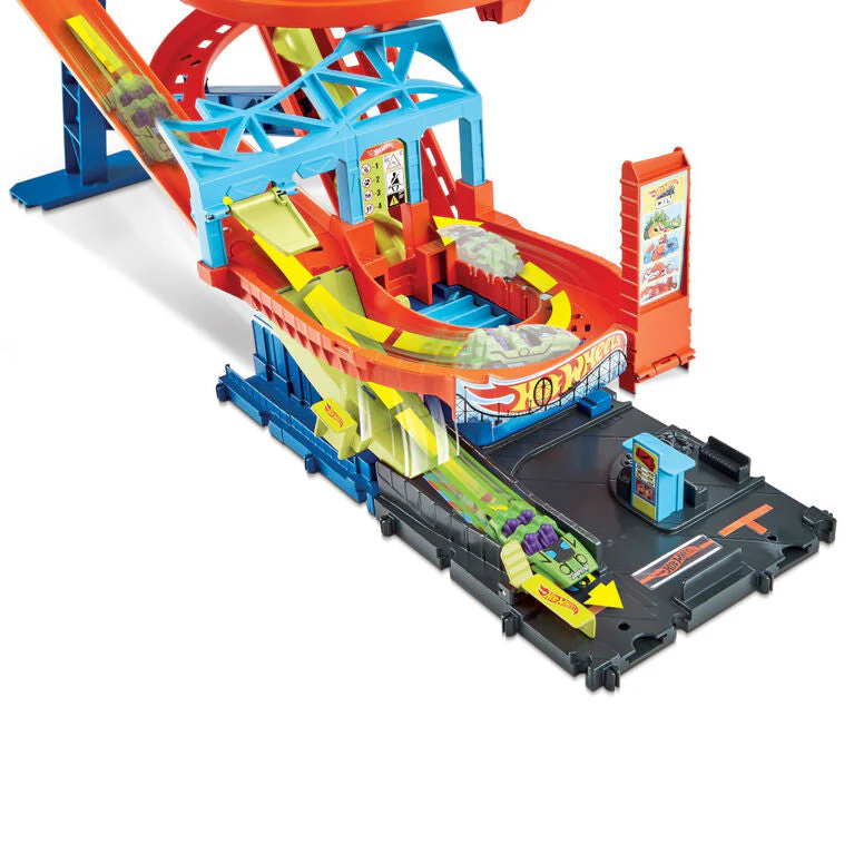 Hot Wheels City Motorized Roller Coaster - Image 4
