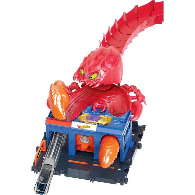 Hot Wheels City Nemesis Lab Scorpion Flex Attack Playset - Image 3