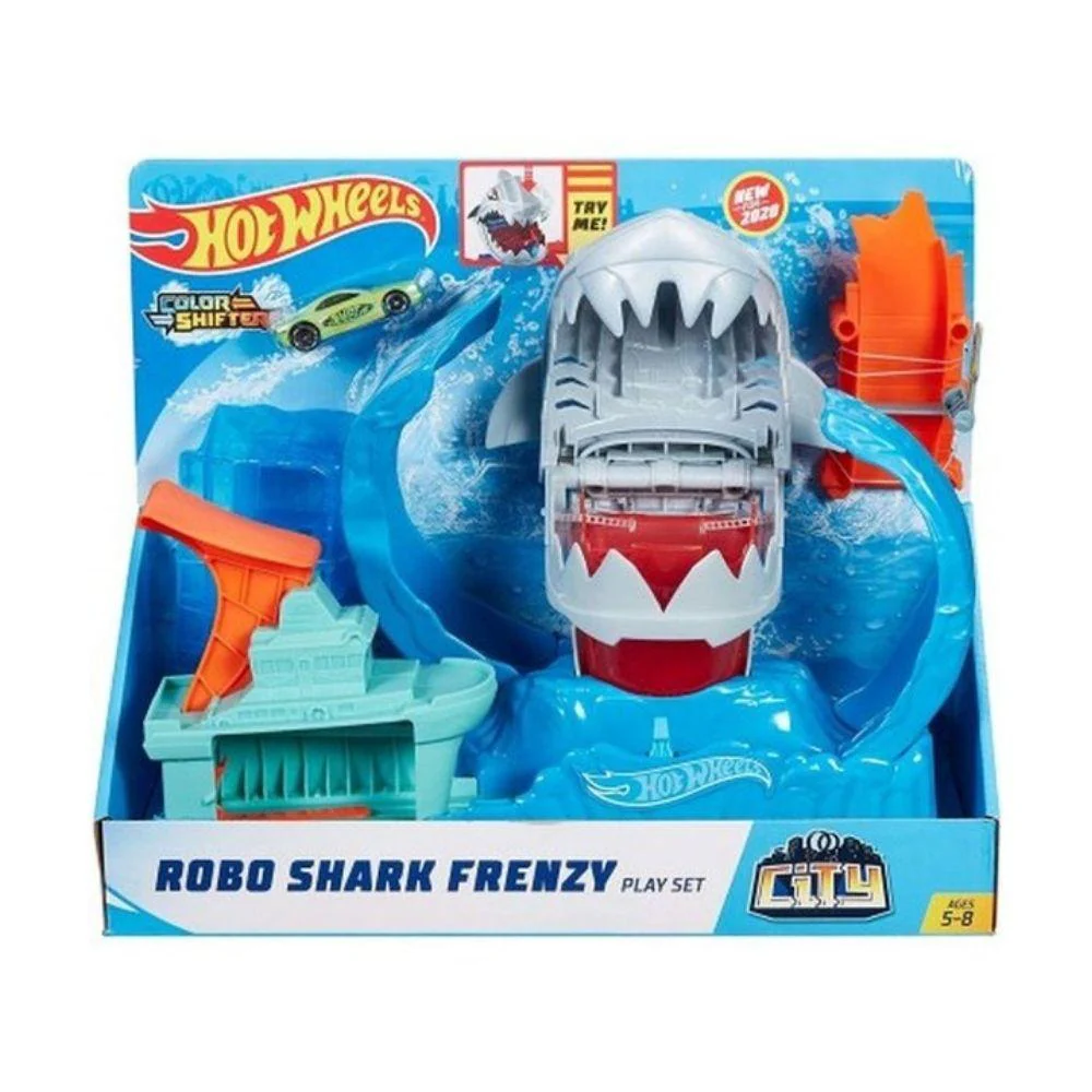 Hot Wheels City Robo Shark Frenzy
