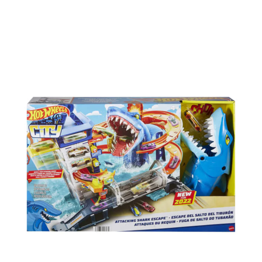 Hot Wheels Attacking Shark Escape Playset
