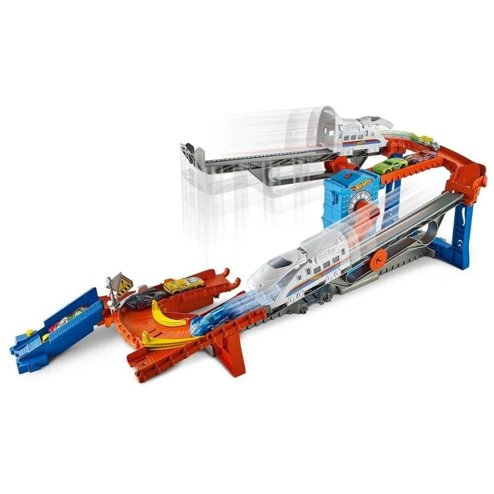 Hot Wheels City Stunt Train Express - Image 2