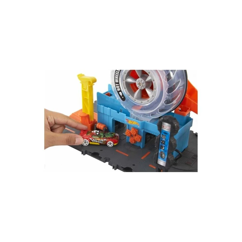 Hot Wheels City Super Twist Tire Shop - Image 4