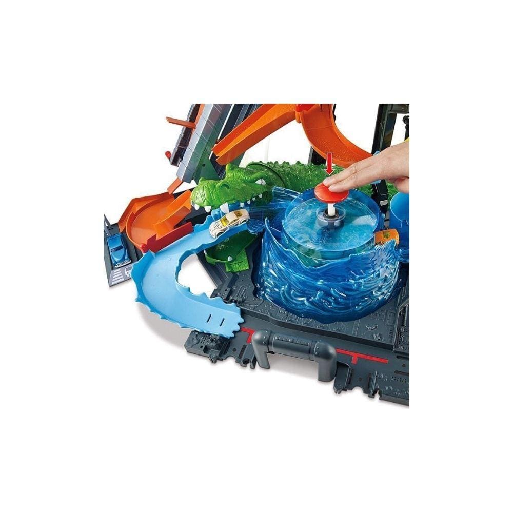 Hot Wheels Color Shifters Ultimate Gator Car Wash Playset - Image 3