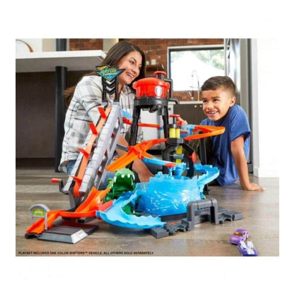 Hot Wheels Color Shifters Ultimate Gator Car Wash Playset - Image 5