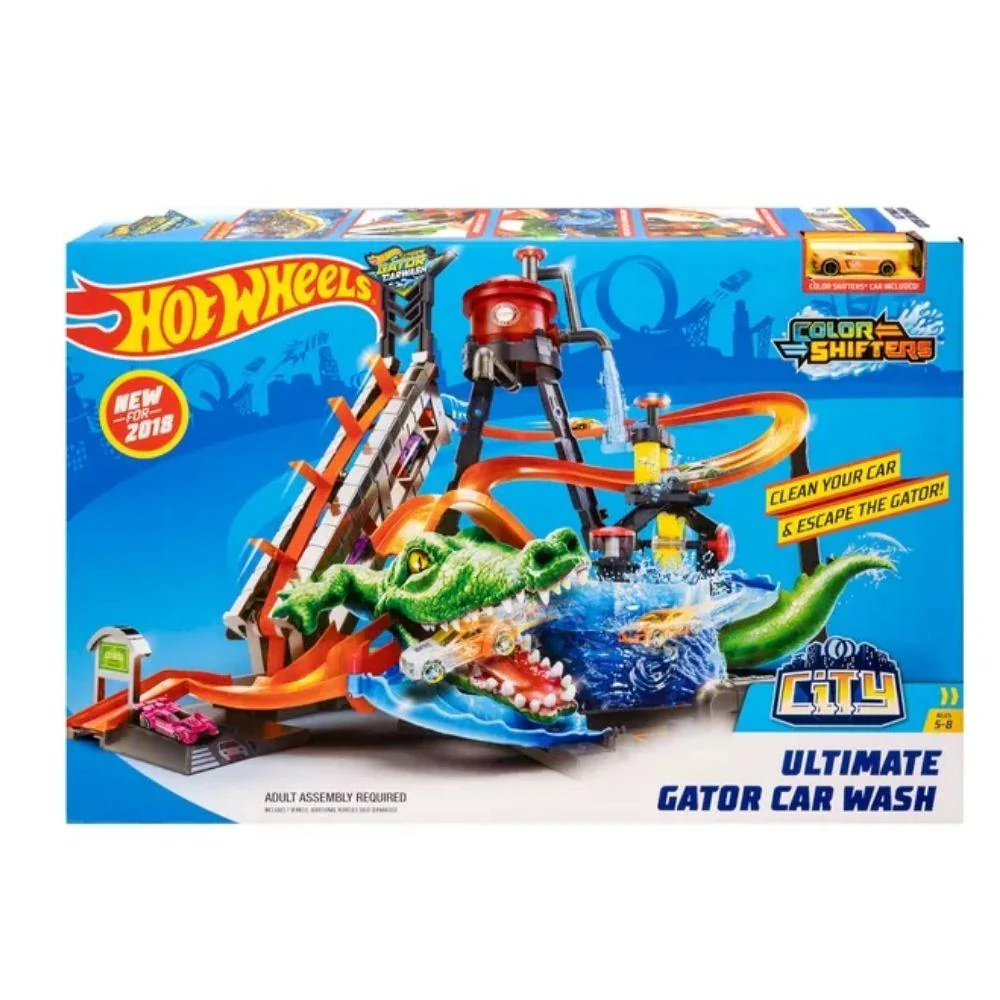 Hot Wheels Color Shifters Ultimate Gator Car Wash Playset - Image 6