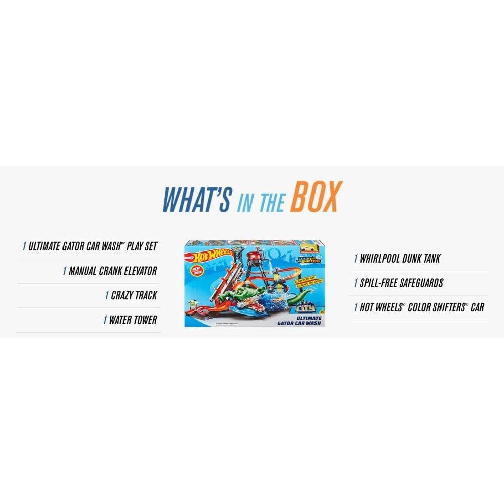 Hot Wheels Color Shifters Ultimate Gator Car Wash Playset - Image 7