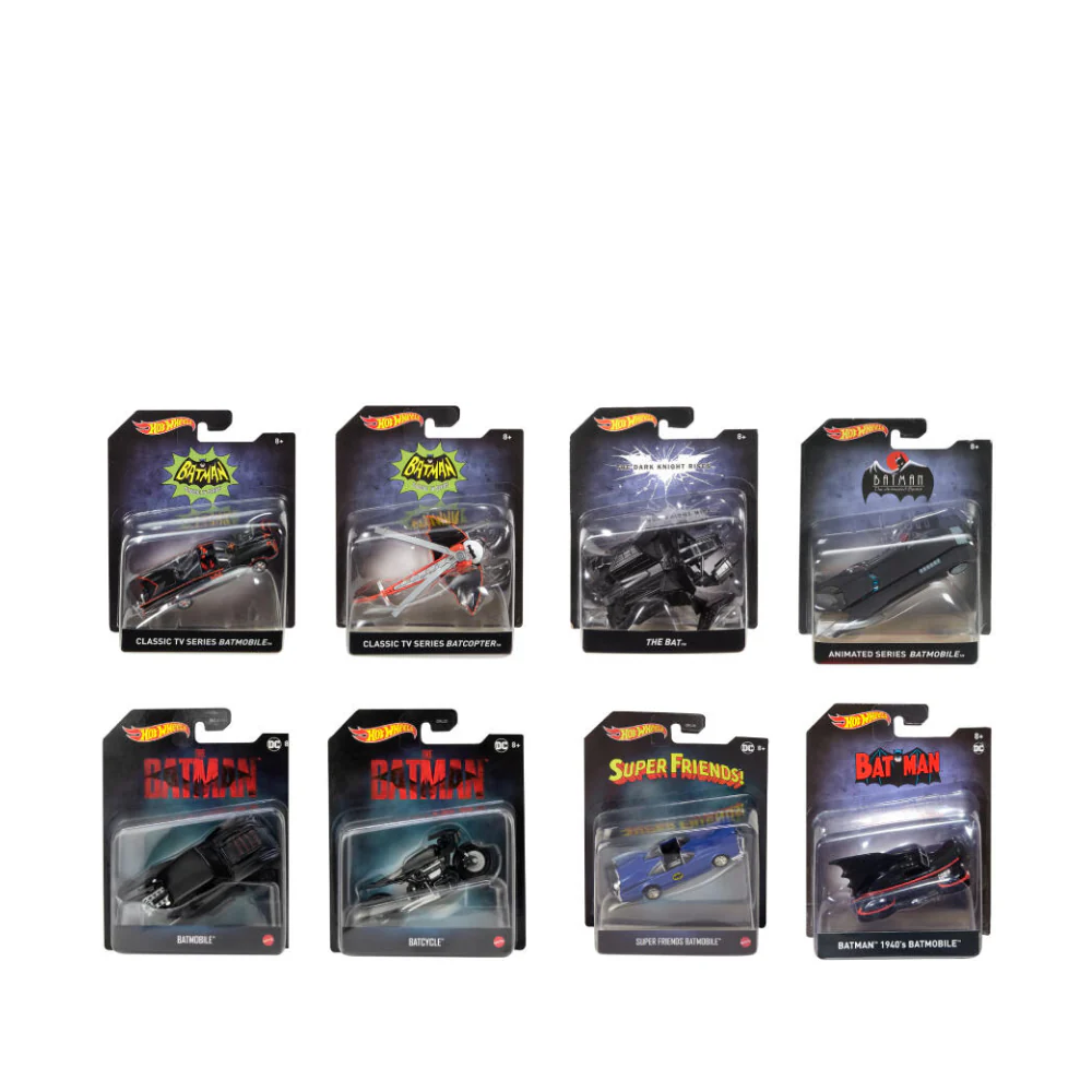 Hot Wheels 1:50 Scale Batman Vehicles Models (1 Random)